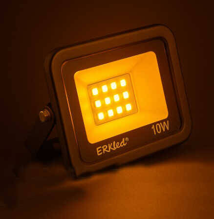 10 Watt Led Projektör Aydınlatma Amber - 1