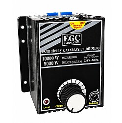 10000W Akkor Flm.(5000W Halojen-Endüktif) Monofaze Pano Tipi Işık Ayarlayıcı Dimmer - 3