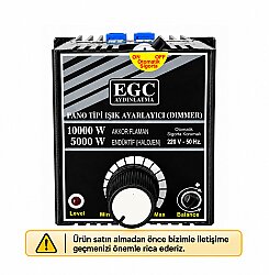 10000W Akkor Flm.(5000W Halojen-Endüktif) Monofaze Pano Tipi Işık Ayarlayıcı Dimmer - 2
