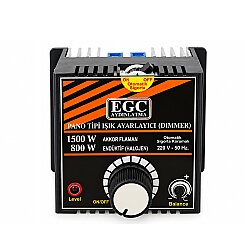 1500W Akkor Flm.(800W Halojen-Endüktif) Monofaze Pano Tipi Işık Ayarlayıcı Dimmer