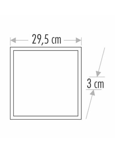 30x30 25 Watt Clipin Asma Tavan Panel Led Klipin Armatür Günışıgı-Beyaz - 3