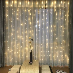 3x2 Dekoratif Perde Led- 8 Animasyonlu Perde İp Led - 4
