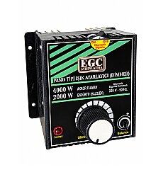 4000W Akkor Flm.(2000W Halojen-Endüktif) Monofaze Pano Tipi Işık Ayarlayıcı Dimmer - 3