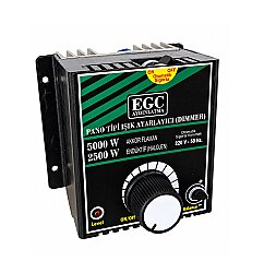 5000W Akkor Flm.(2500W Halojen-Endüktif) Monofaze Pano Tipi Işık Ayarlayıcı Dimmer - 3