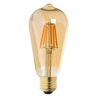 6 Watt ST64 Rustik Led Ampul - 1
