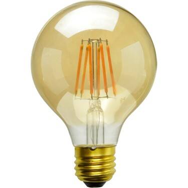 6 Watt G95 Glop Rustik Led Ampul - 1