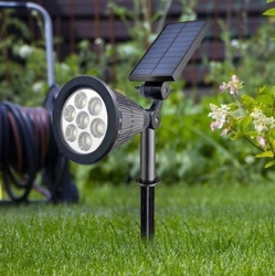 7W Kazıklı Solar Güneş Enerjili Bahçe Armatürü - 6