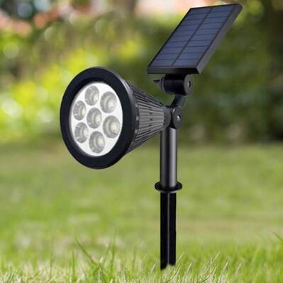 7W Kazıklı Solar Güneş Enerjili Bahçe Armatürü - 1