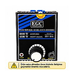 8000W Akkor Flm.(4000W Halojen-Endüktif) Monofaze Pano Tipi Işık Ayarlayıcı Dimmer - 2