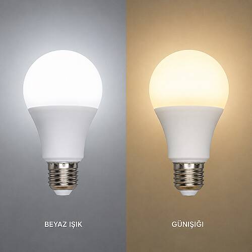 9 Watt E-27 Duylu Led Ampul - 1