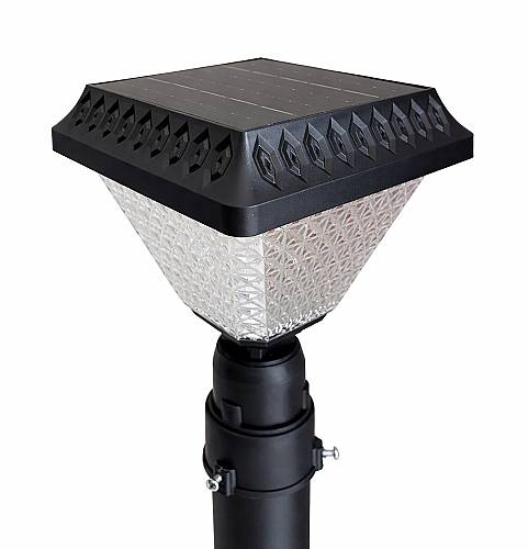 Solar Güneş Enerjili 120 cm Direkli Bahçe Armatürü 30W Beyaz Işık (Elektrik Tesisatı Gerektirmez) - 3