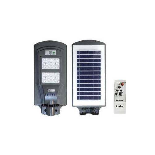 Solar Güneş Enerjili 120W Sokak Armatür 6400K Beyaz Işık - 1