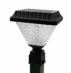 SOLAR Panel Çim Çitler için Kare Tabanlı 30 Watt Güneş Enerjili Bahçe Aydınlatma GÜNIŞIĞI (KUMANDALI) - 4